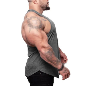 Débardeur de musculation pour hommes Muscle Guys Custom Brand, tissé, sportif, respirant, séchage rapide, polyester/coton - Product Image 5