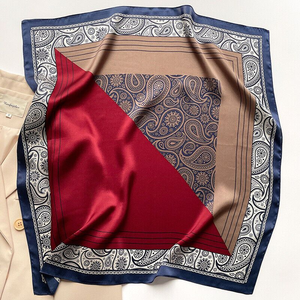 Tela de satén de lujo personalizada con estampado para bufandas, para promoción, publicidad y marketing de marcas europeas, israelíes e isleñas, OEM ODM - Product Image 5