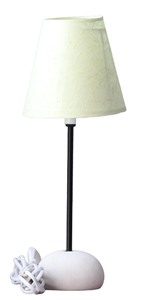 Modern Style Luxury Lighting 100% Banana Fiber Organic Paper Purely Light Green Color Recycled & Handmade <b>Lamp</b> - Product Image 1