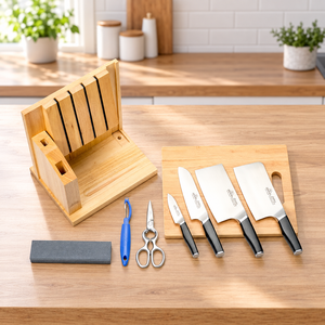 ชุดมีดครัวสแตนเลส 9 ชิ้น ยี่ห้อเจียมาตา รุ่นเซ็นจูรี่ (JM269) - Product Image 1