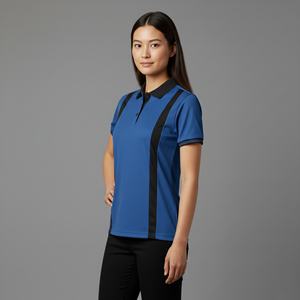 Camisa de Mujer de Manga Corta con Botones, 300GSM, 100% Algodón, ODM OEM, Logotipo Personalizado, Apliques, Estilo Hip Hop, Secado Rápido, Transpirable, para Verano - Product Image 3