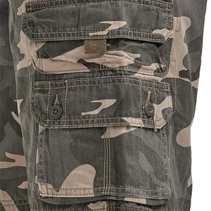 Wholesale Mens Canvas <b>Cargo</b> Shorts 100% Cotton Breathable Outdoor Casual Multi-Pocket Shorts Custom Logo OEM - Product Image 5