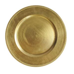 Assiette de Présentation Dorée en Acier Inoxydable Écologique Poli de Luxe pour Mariages et Événements – Plat Décoratif Durable de 12 Pouces pour Dîners et Fêtes - Product Image 4