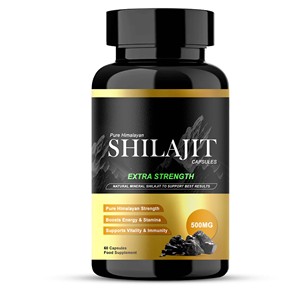 Capsule de Shilajit pure et biologique à succès – Exportateur en gros de compléments alimentaires puissants et antioxydants - Product Image 1