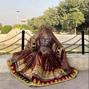 OEM ODM Service Heavy Embroidery Afghani <b>Dress</b> Women Breathable Long Sleeves Afghan Kuchi Formal Party Wedding <b>Dresses</b> Available - Product Image 2