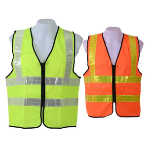 Gilet de sécurité haute visibilité à col montant, séchage rapide, réversible, respirant, imperméable, tissu de travail, couleurs/logos personnalisables, pour hommes - Product Image 1
