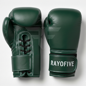 Gants de boxe personnalisés en cuir PU, gants d'entraînement personnalisés pour sac de frappe et kickboxing, gants de boxe professionnels pour l'entraînement. - Product Image 4