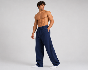 Pantalones deportivos extragrandes, súper suaves y cómodos, pantalones jogger holgados de felpa, estilo casual, corte holgado, ropa urbana, cintura elástica, pantalones personalizados - Product Image 3