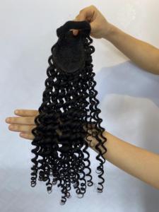 SHIN HAIRS Mèches bouclées de 8 à 60 pouces, couleur naturelle, densité 190%, cheveux humains vierges vietnamiens, double trame machine, pour femmes noires - Product Image 6