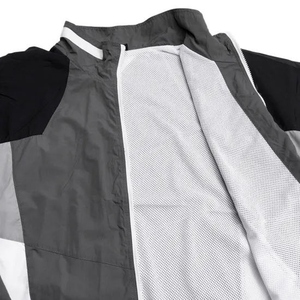 Custom Made Factory Manufacture High Quality Windbreaker Tracksuit <b>Set</b> 2 Piece Custom <b>Embroidery</b> Logo Nylon Windproof Tracksuit - Product Image 4