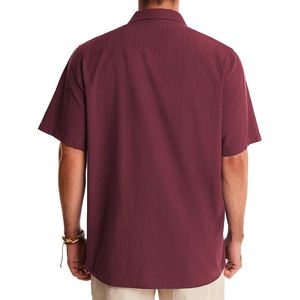 Chemises de golf en toile personnalisées légères à prix de gros, respirantes, à séchage rapide, en polyester/coton, grandes tailles pour hommes - Product Image 2