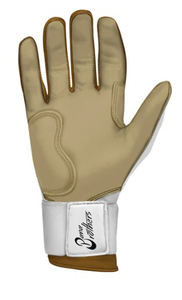 Gants de baseball de haute qualité couleur marron avec manchette longue et doubles sangles - Product Image 6