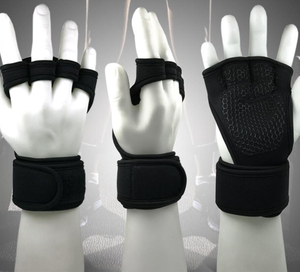 Gants de musculation personnalisés pour femmes et hommes, demi-doigts, antidérapants, avec protection du poignet - Product Image 1