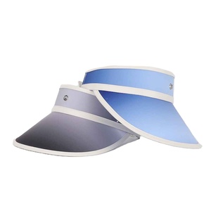 Visière de protection solaire de haute qualité avec impression numérique dégradée, patch métallique, pour adultes, été - Product Image 6