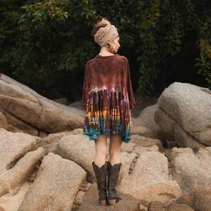 2025 colección clásica mujer Sexy negro manga larga túnica Tops hecho a mano con cuentas trabajo impreso playa cubierta Bandeau de talla grande - Product Image 3