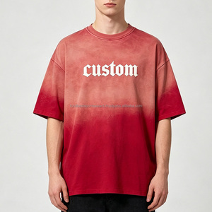 Camiseta Personalizada Roja de Cuello Redondo y Manga Corta para Hombre, Corte Regular, Ecológica, Transpirable, Antiarrugas, 100% Algodón, con Letra Serigrafiada - Product Image 3