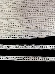 Top sale Elegant Geometric Pattern Cotton <b>Lace</b> Trim Eco-Friendly Quick-Dry Apparel <b>Fabric</b> for Sarees Dancewear Apparel - Product Image 3