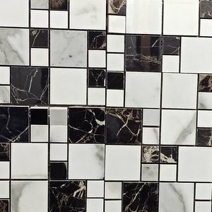 Mosaico Hexagonal de Porcelana Brillante, Resistente al Agua y al Desgaste, para Paredes Interiores, Baños, Cocinas, Azulejos Económicos - Product Image 4
