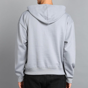 Wholesale Customizable Front Logo Men's <b>Hoodies</b> Sweatshirts 100% Cotton Fleece Pocket Design Breathable Quick Dry Winter Casual - Product Image 2