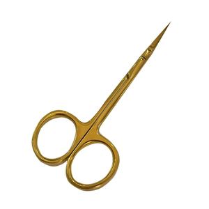 Ciseaux à cuticules russes personnels en acier inoxydable lame droite Logo personnalisé outil de beauté pour le soin des ongles outil de manucure incurvé et pointu - Product Image 5