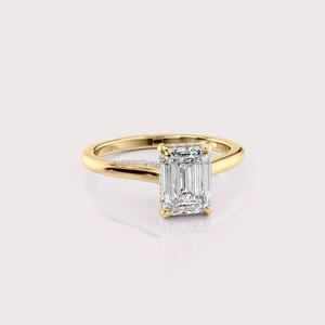 Anillo de Compromiso de Moissanita de Alta Demanda, Elegante Colección de Joyería para Mujer, Disponible al Mejor Precio del Mercado - Product Image 2