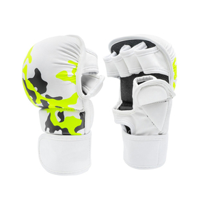 Customised Logo New Martial Arts Leather Boxing <b>Gloves</b> for Training 8oz Muay Thai MMA Kick Sparring <b>Gloves</b> <b>Moisture</b> Wicking Hook - Product Image 6