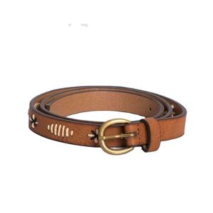 Round Steel Pin Buckle Genuine Luxury <b>Belts</b> Womens <b>Western</b> Style Partywear Fashionable 100% Leather Girls Anniversary Gifts - Product Image 1