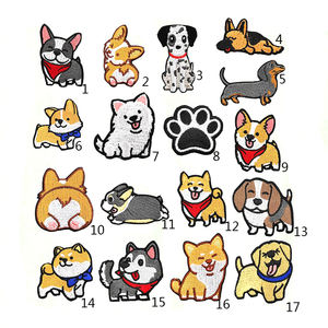 Patchs en feutre non tissé brodés à la main avec logo personnalisé, vente en gros, thermocollants et à coudre - Product Image 2