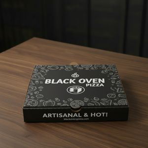 Custom Printing Personalized <b>Pizza</b> <b>Box</b> for Takeaway <b>Pizza</b> Packaging with Corrugated Paper and Logo Printing - Product Image 2
