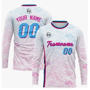 Camiseta de Baloncesto de Manga Larga para Hombre, 100% Poliéster, Transpirable, de Secado Rápido, con Estampado Digital, Precio al por Mayor - Product Image 6