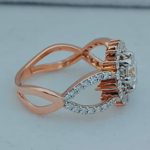 Anillo de diamante cultivado en laboratorio personalizado, oro de 14k, corte esmeralda natural, diamante redondo de lujo oscuro para hombre, joyería RIZTA JEWELS, color D,E - Product Image 2