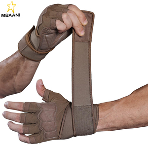 Guantes de Gimnasio para Hombre y Mujer, Guantes Acolchados para Levantamiento de Pesas con Soporte para Muñeca, Protección Completa de la Palma y Agarre de Silicona - Product Image 6
