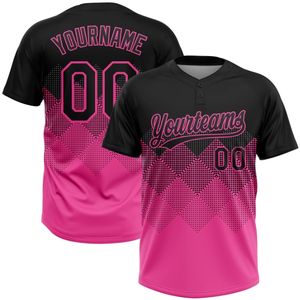 Uniforme de softball personnalisé avec nom et numéro d'équipe, sublimation, respirant, imprimé, style hip-hop, pour hommes, femmes, adultes, baseball - Product Image 2