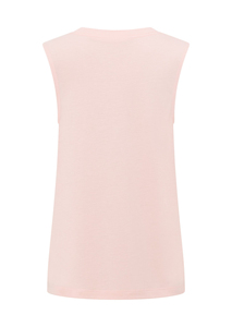 Camiseta sin mangas transpirable de color sólido para mujer, informal, para fitness, entrenamiento, ropa de verano - Product Image 3