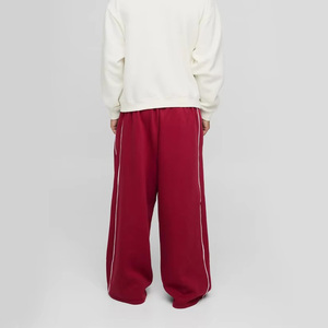 Top trending trouser Men Sweatpants Drawstring Waist Side Stripe Casual Loose Fit Autumn Wear Men sweatpants for sale - Product Image 2
