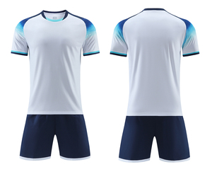 Wholesale Youth Soccer Uniforms Quick Dry V-Neck Jersey Comfortable Shorts Breathable Jersey Sets <b>Boys</b> Top Style Custom Logo - Product Image 6