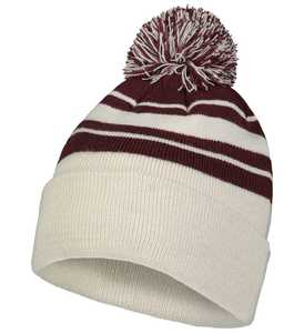 Wholesale Custom Striped Unisex Knit Cuffed Beanies <b>Winter</b> <b>Cap</b> Soft Warm Beanie Wool Blend Outdoor Sports Ear Protection <b>Cap</b> OEM - Product Image 1