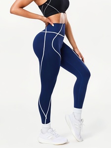 Leggings de yoga pour femmes ultra doux, unis, longueur intégrale, taille mi-haute, effet ventre plat, respirants, écologiques, séchage rapide - Product Image 4