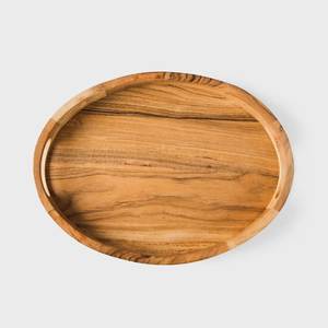 Plateau en bois d'acacia artisanal, planche de service naturelle, vaisselle de cuisine, table de salle à manger, restauration, hôtel, traiteur, présentation - Product Image 4