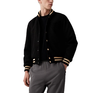 Chaqueta Varsity de Alta Calidad para Hombre, Estilo Deportivo de Invierno, Bordado Chenille, Forro de Lana, Cierre de Botones - Product Image 1