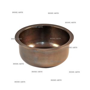 Tazón de Manicura de Diseño Atractivo, Forma Redonda, Latón Martillado, Color Dorado, Tazón de Pedicura de Spa con Tazón de Pedicura de Alta Calidad - Product Image 3