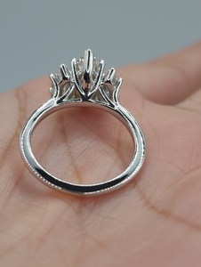 2.30 CT Lab Grown Marquise Cut <b>Diamond</b> <b>Ring</b> in 18K Gold | IGI Certified Luxury Engagement <b>Ring</b> | Elegant Bridal Jewelry - Product Image 6