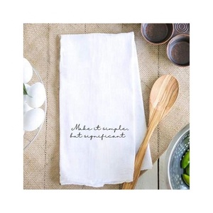 100% Organic Cotton GOTS Certified Dish <b>Towel</b> Pink Floral Embroidered Custom Print Home Use-Cheap Golf Kitchen <b>Drying</b>/Wash <b>Towel</b> - Product Image 3