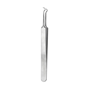 Custom Stainless Steel Eyelash Tweezers <b>Micro</b> Hook Tip Precision Tool Professional Lash <b>Extension</b> Makeup Applicator - Product Image 1
