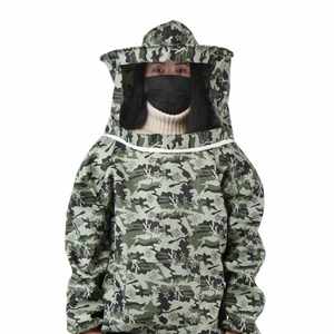 Veste d'apiculteur camouflage avec capuche à voile, manches longues, protection intégrale pour l'apiculture, modèles personnalisables - Product Image 3