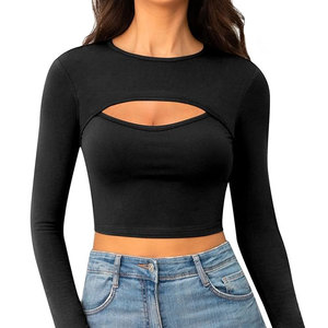 Camiseta OEM Vintage Lisa Teñida Estilo Urbano Ajustada Cuello Redondo 100% Algodón Transpirable Venta Caliente al por Mayor Personalizada a Granel Cómoda - Product Image 4