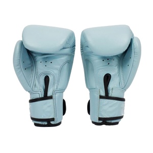 Gants de boxe en cuir de bonne qualité avec logo personnalisé pour la boxe gants de boxe respirants en cuir véritable de grande taille - Product Image 1