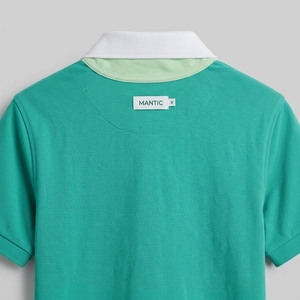 เสื้อโปโลผู้ชายลำลอง ขายดี ดีไซน์ใหม่ รับทำโลโก้ สีพื้น ระบายอากาศได้ดี พร้อมบริการ OEM - Product Image 6