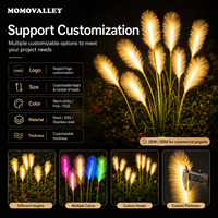 Momovalley Glowing Faux Reed Lights Embrace Nature Serenity Illumination douce pour jardin Patio ou Lakeside Decor Plant Light