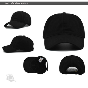 Casquette de baseball en coton uni personnalisable avec logo pour hommes, femmes, unisexe, sports de plein air, vêtements décontractés, 100% coton – OEM/ODM - Product Image 3